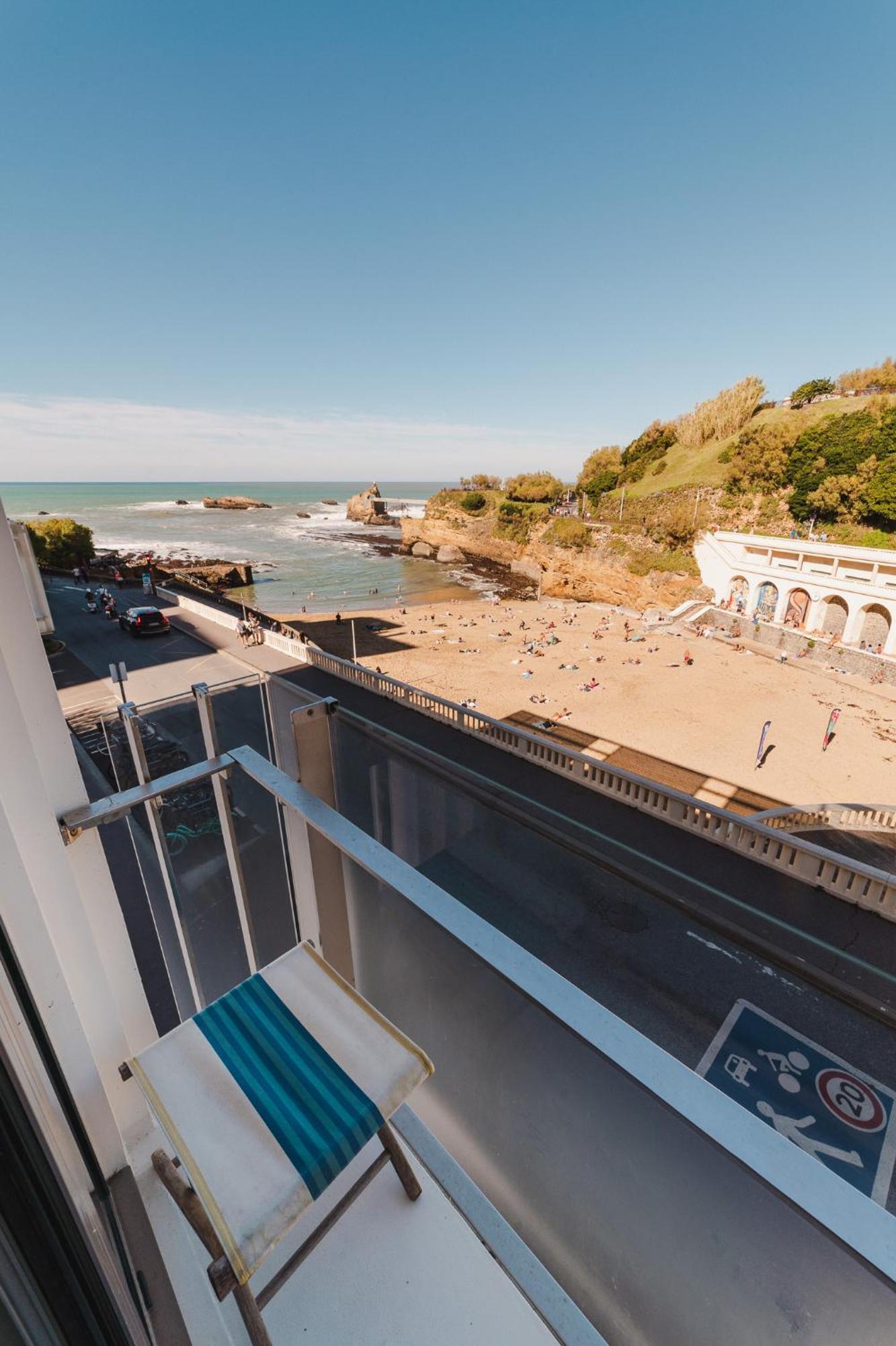 Hotel De La Plage Biarritz Exterior foto